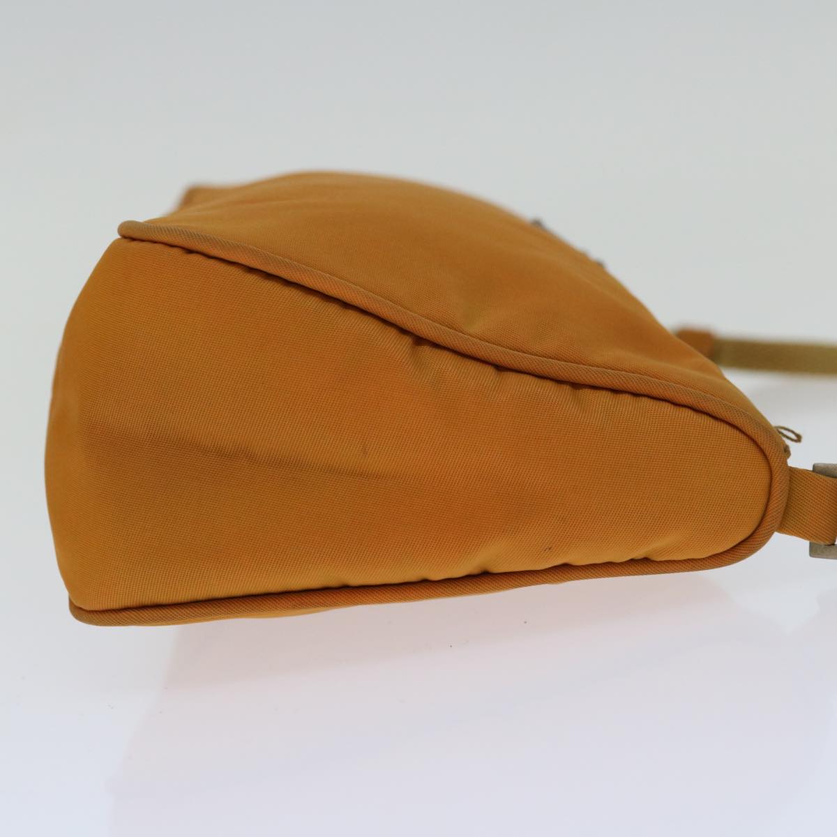 PRADA Accessory Pouch Nylon Orange Auth bs12557