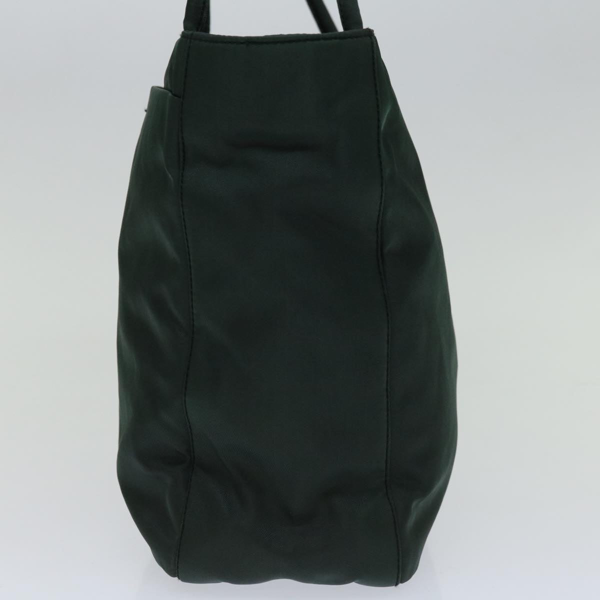 PRADA Tote Bag Nylon Green Auth bs12869
