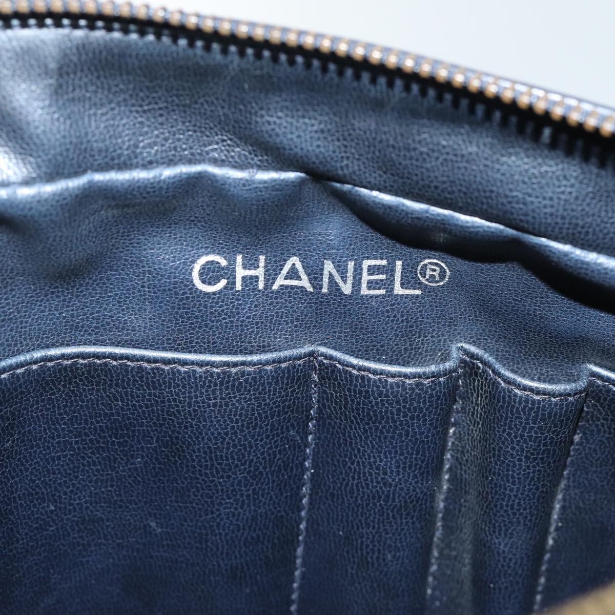 Top Quality Chanel Matelasse Chain Shoulder Bag Leather Black CC Auth bs13119