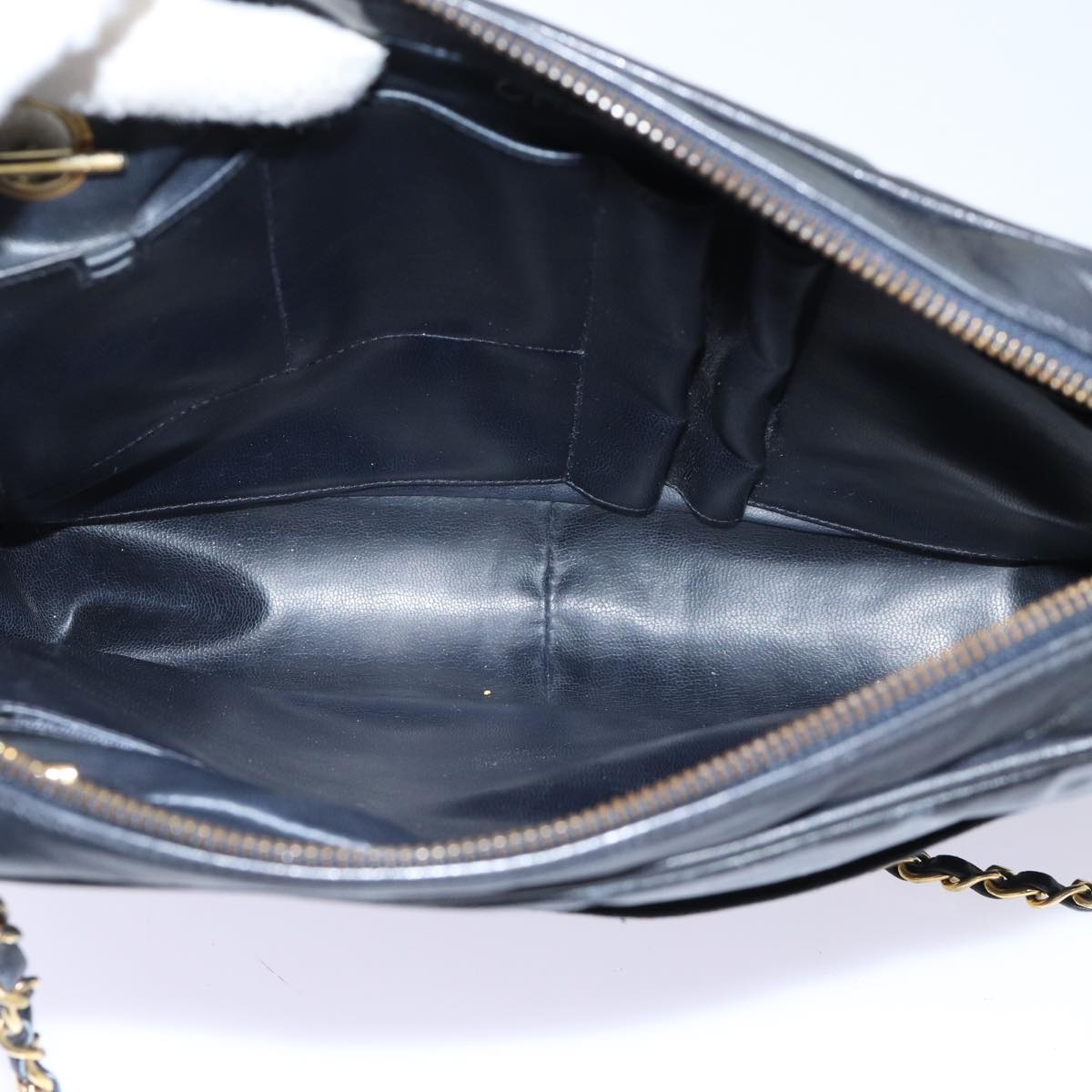Top Quality Chanel Matelasse Chain Shoulder Bag Leather Black CC Auth bs13119