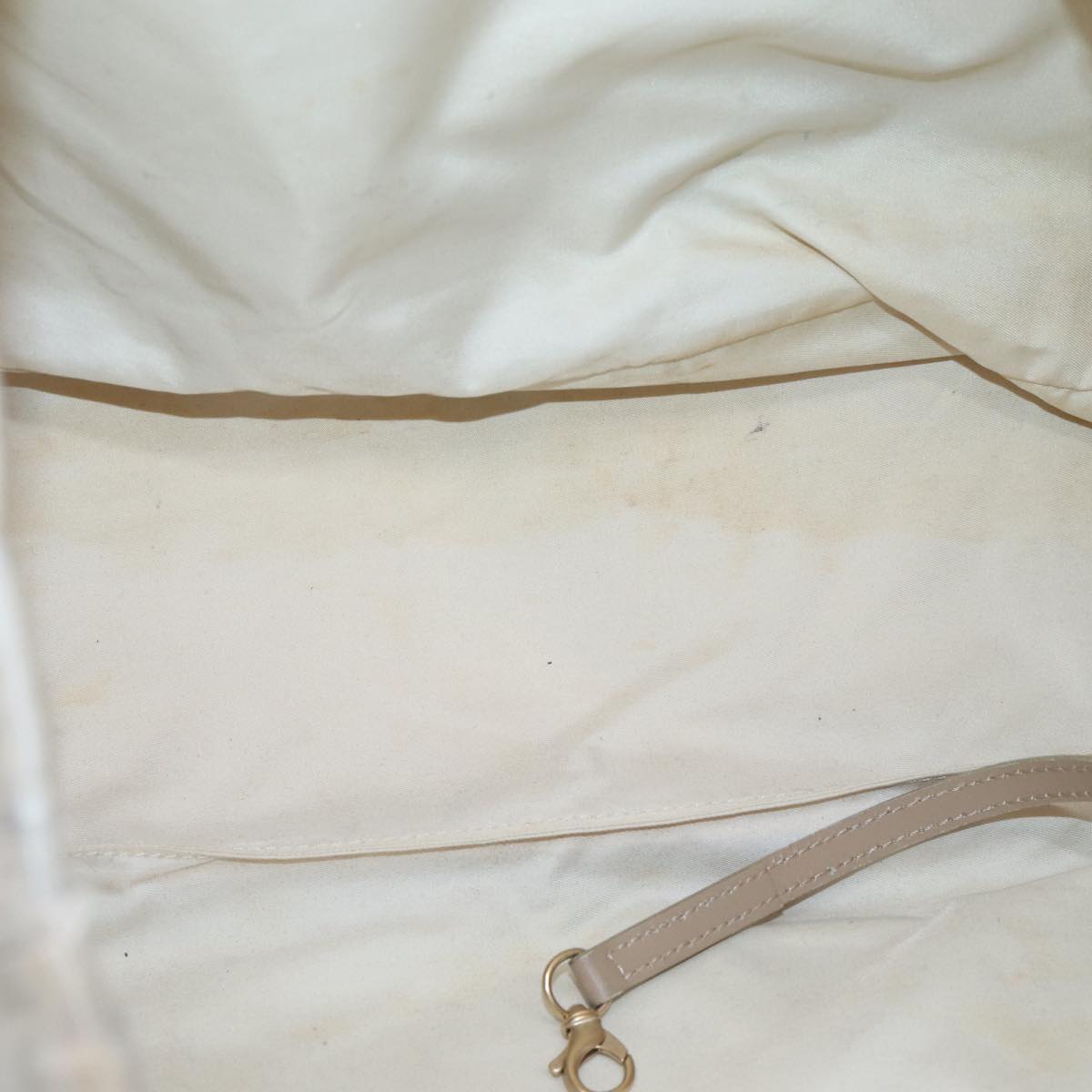 Top Quality Chanel New Travel Line Tote Bag Nylon Beige CC Auth bs13324