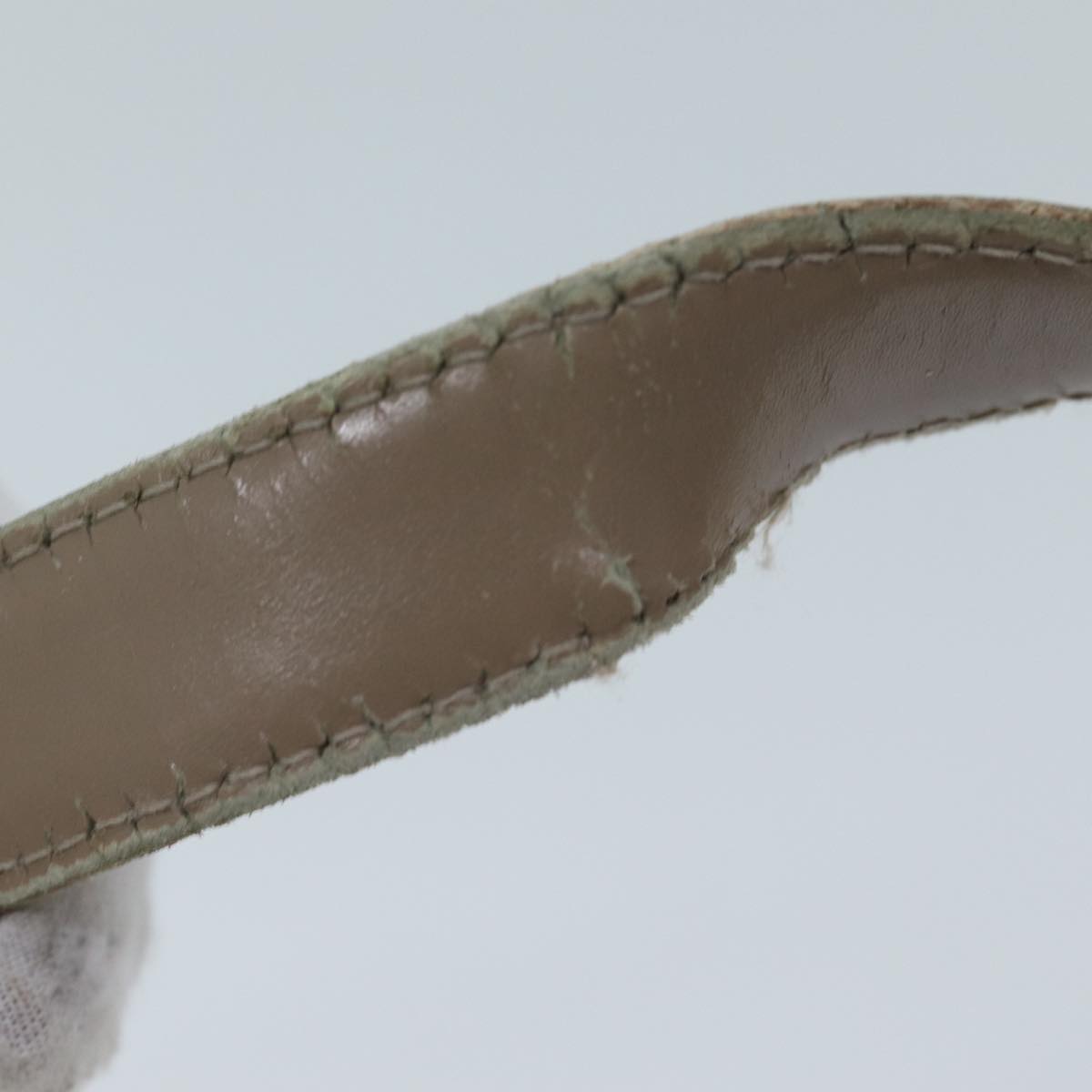 CHANEL New Travel Line Tote Bag Nylon Beige CC Auth bs13324