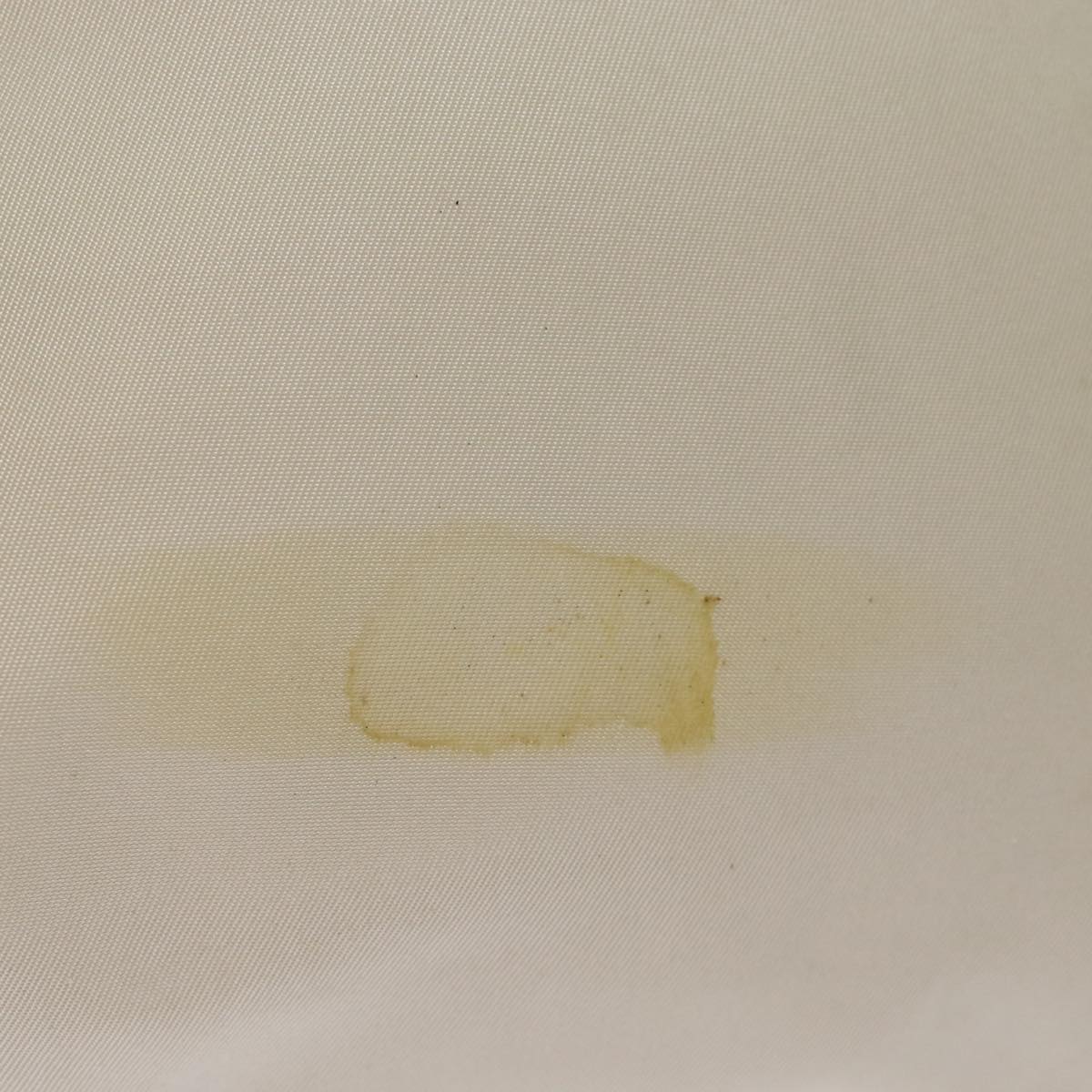 PRADA Tote Bag Nylon Beige Cream Auth bs14045