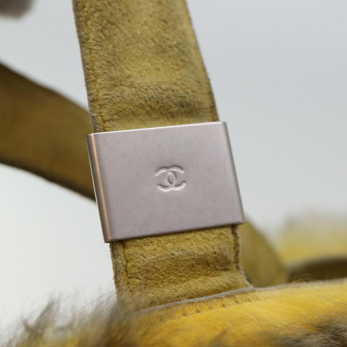 Top Quality Chanel Hand Bag Canvas Brown CC Auth bs14058