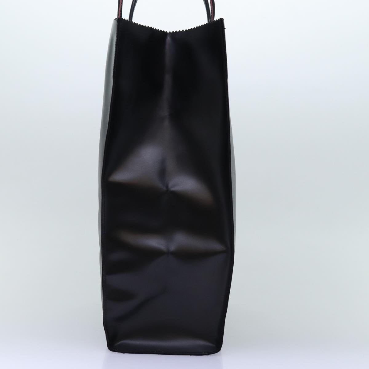 CHANEL Hand Bag Leather Black CC Auth bs14401