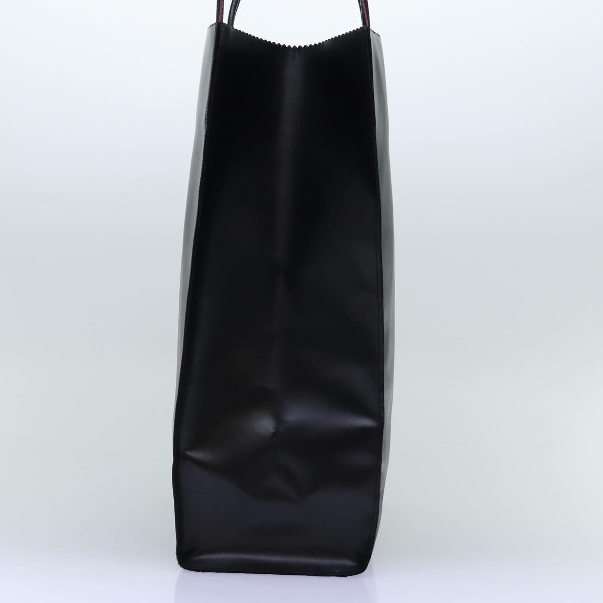 CHANEL Hand Bag Leather Black CC Auth bs14401