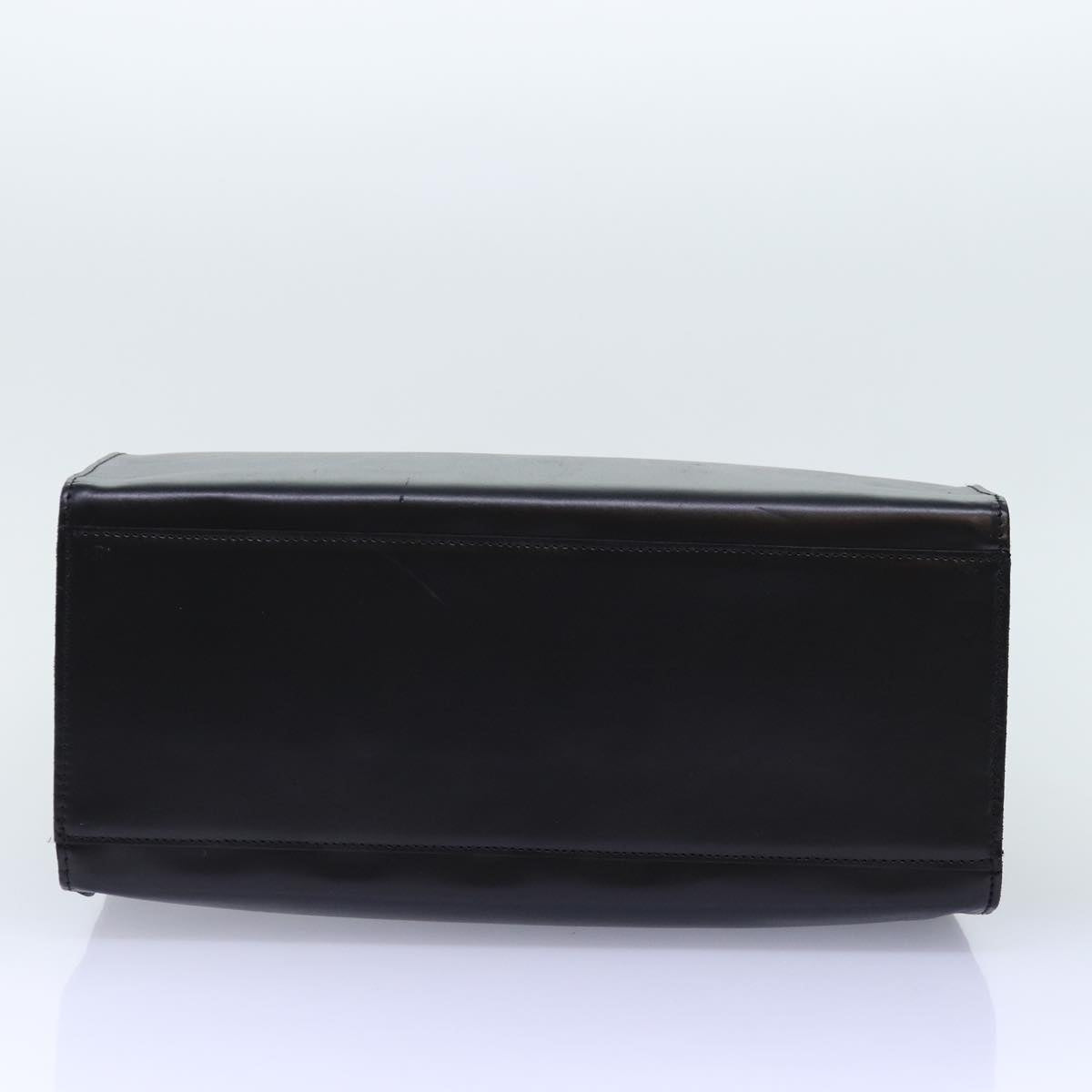 Top Quality Chanel Hand Bag Leather Black CC Auth bs14401
