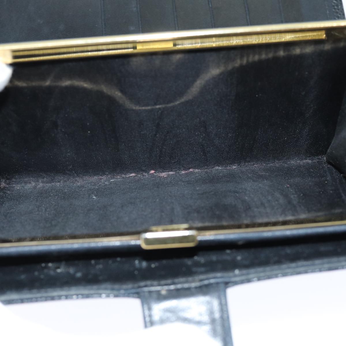 Top Quality Chanel COCO Mark Wallet Caviar Skin Black CC Auth bs14452