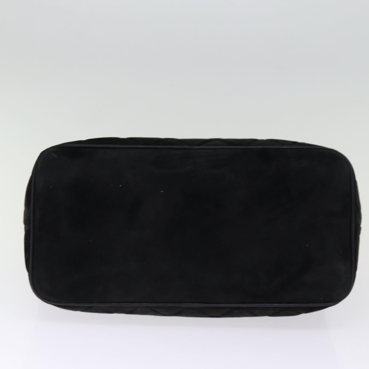 Top Quality Chanel Matelasse Tote Bag Suede Standard Black CC Auth bs14754