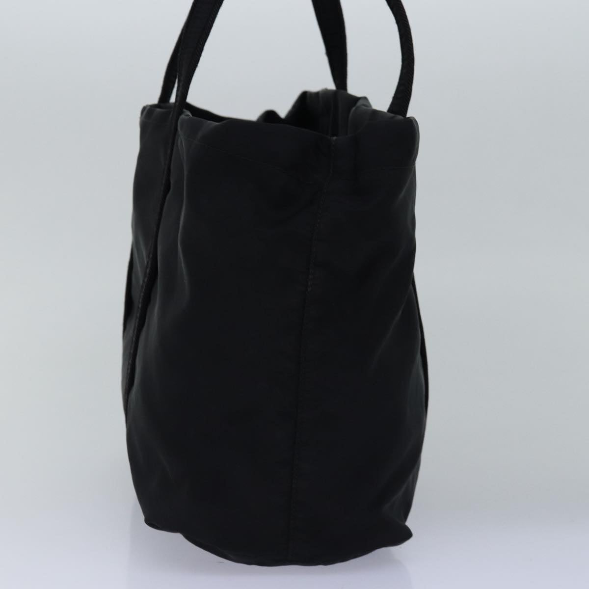 PRADA Tote Bag Nylon Black Auth bs14903