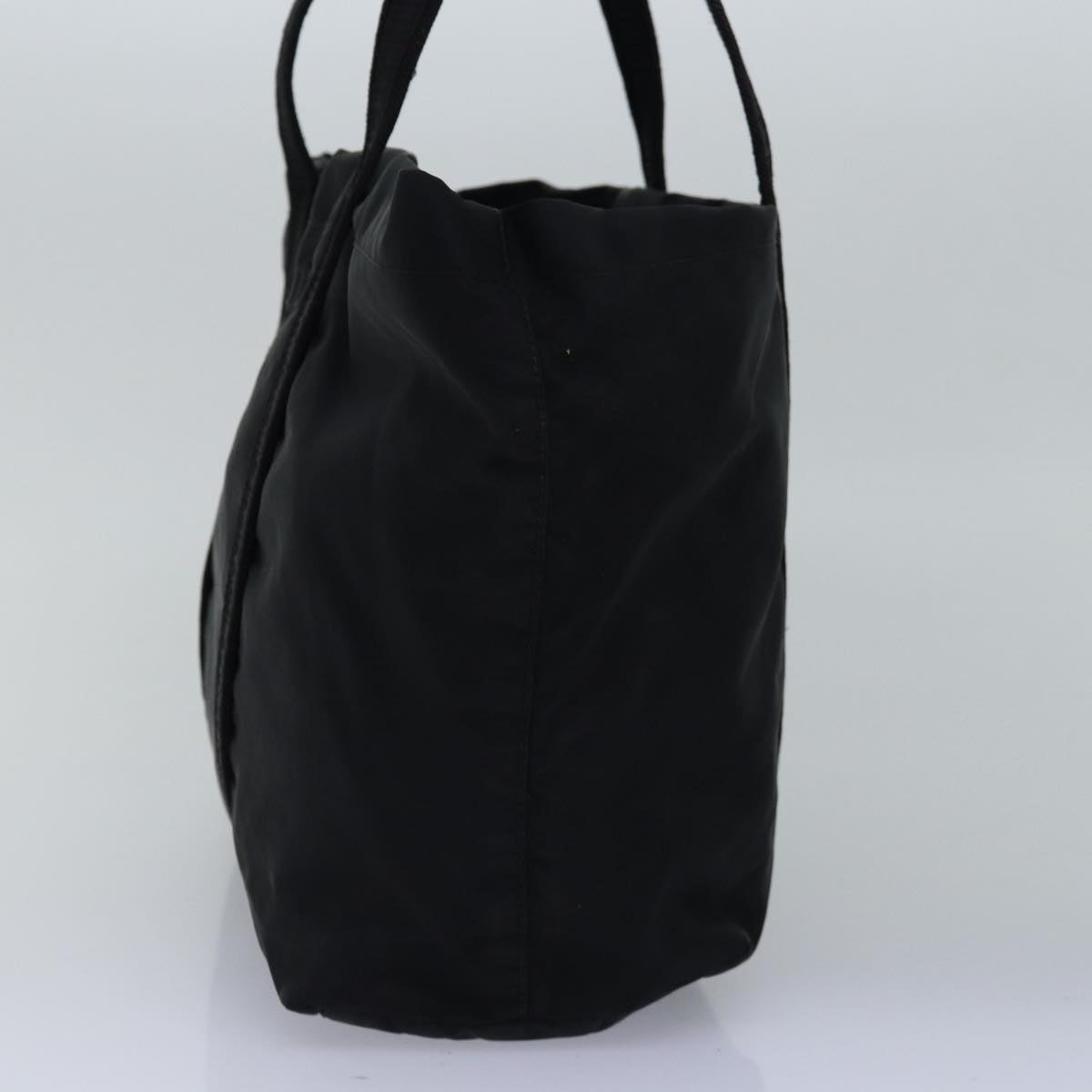 PRADA Tote Bag Nylon Black Auth bs14903