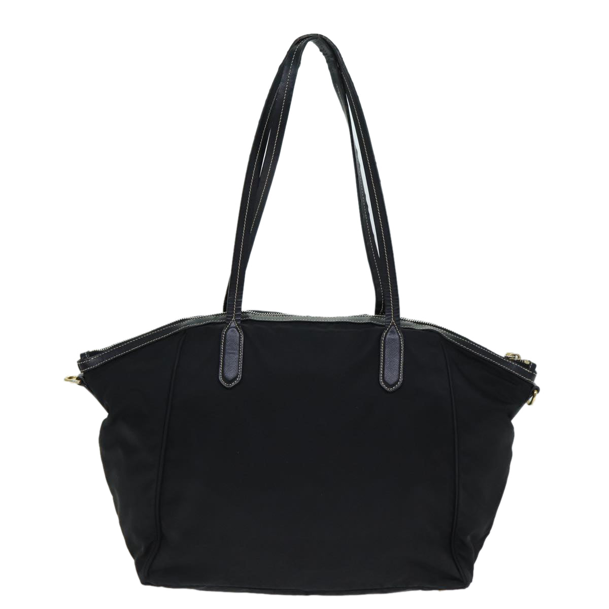 PRADA Tote Bag Nylon Black Auth bs14999