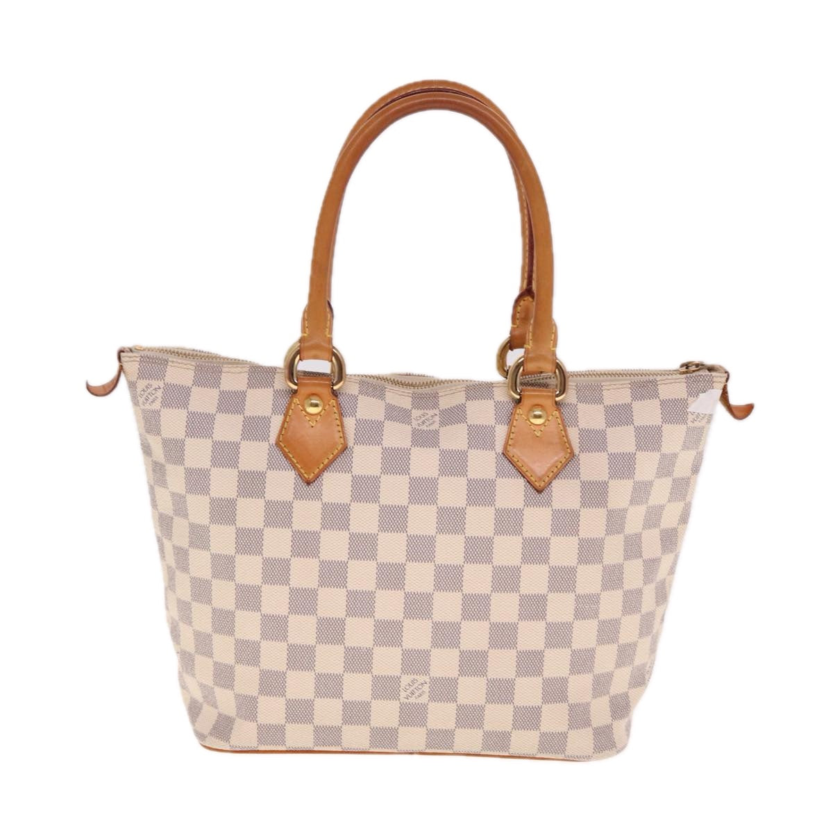 LOUIS VUITTON Damier Azur Saleya PM Tote Bag N51186 LV Auth bs15181
