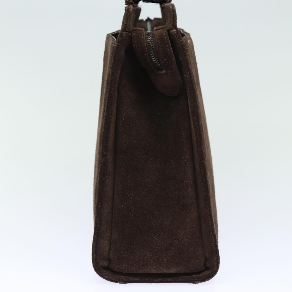 Top Quality Chanel Matelasse Tote Bag Suede Brown CC Auth bs15776