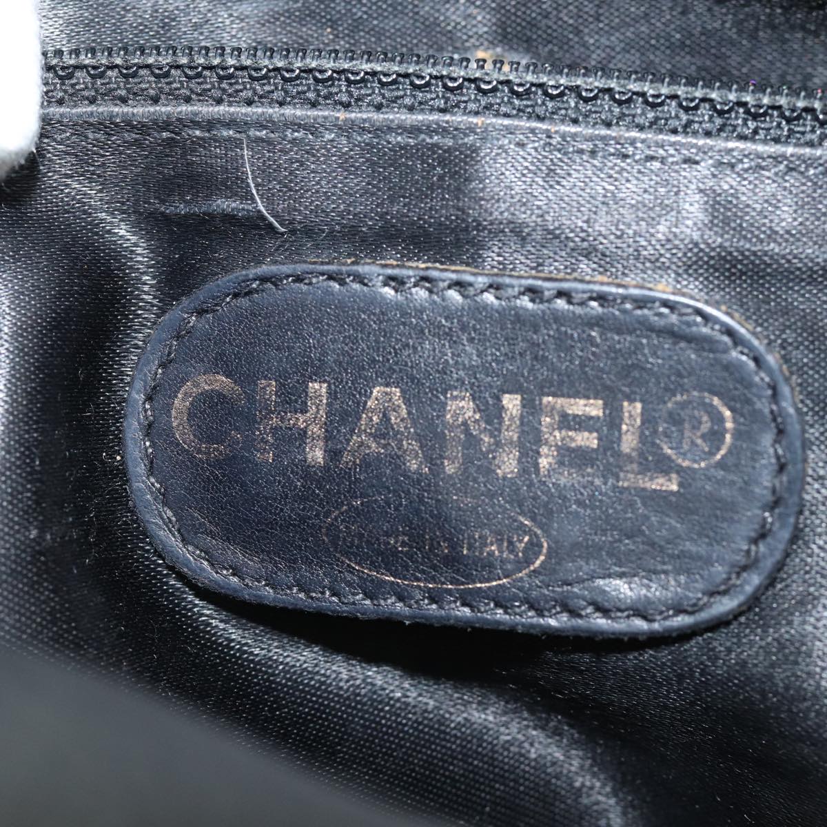 Top Quality Chanel COCO Mark Shoulder Bag Caviar Skin Black CC Auth bs15856