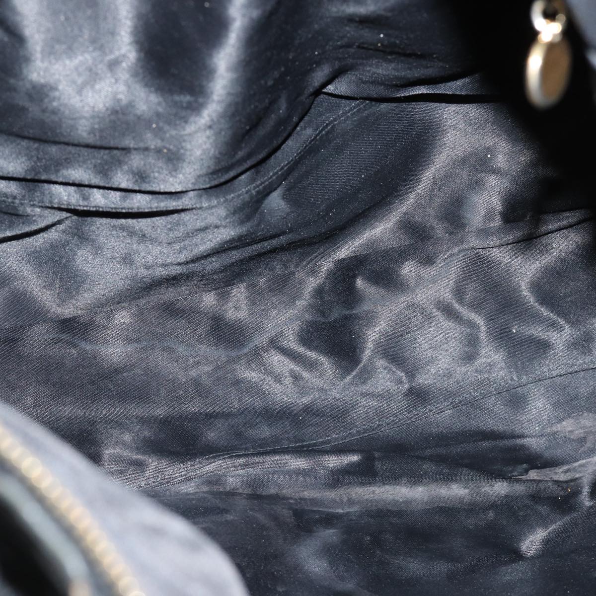 Top Quality Chanel COCO Mark Shoulder Bag Caviar Skin Black CC Auth bs15856