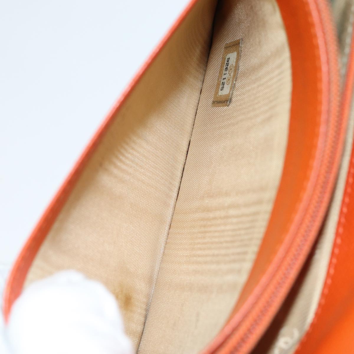 Top Quality Chanel COCO Mark Wallet Leather Orange CC Auth bs16185