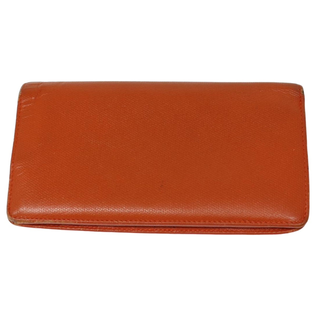 Top Quality Chanel COCO Mark Wallet Leather Orange CC Auth bs16185