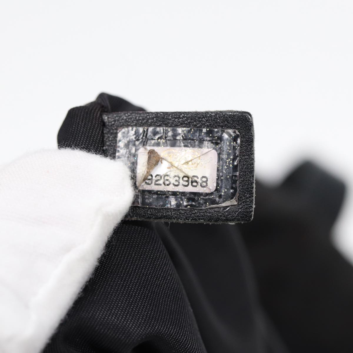 CHANEL New Travel  Line Tote Bag Nylon Brown Silver Silver CC Auth bs16605