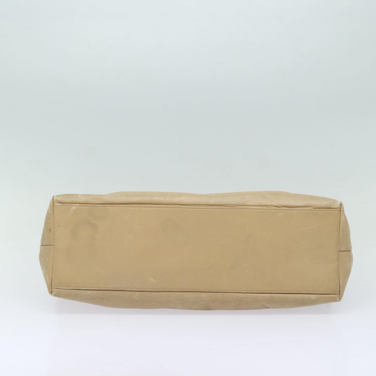 Top Quality Chanel Matelasse Chain Tote Bag Leather Beige Gold CC Auth bs16657