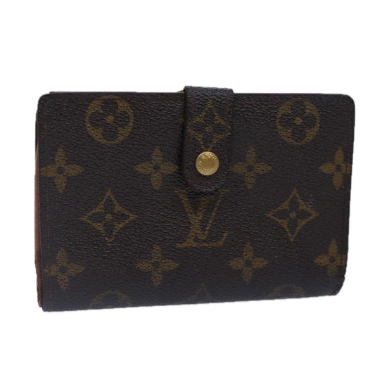 LOUIS VUITTON Monogram Porte Monnaie Billets Viennois Wallet M61663 Auth bs17059