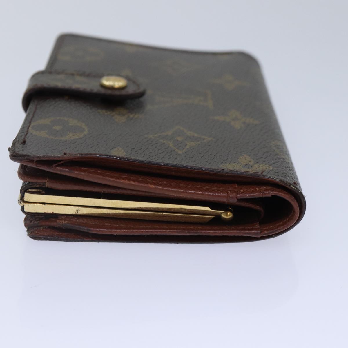 LOUIS VUITTON Monogram Porte Monnaie Billets Viennois Wallet M61663 Auth bs17090