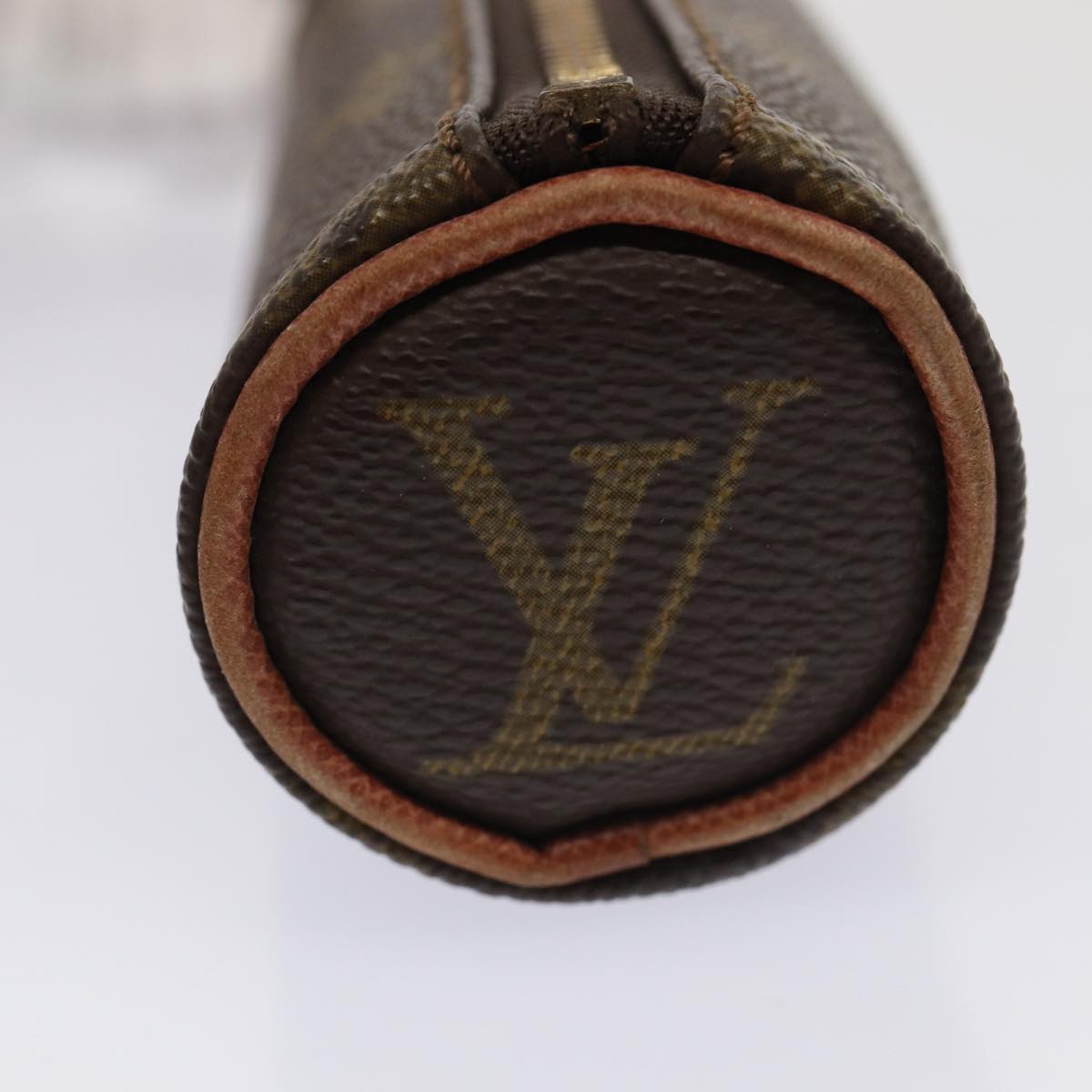 LOUIS VUITTON Monogram Etui 3 Ball de Golf Pouch M58249 LV Auth bs17149