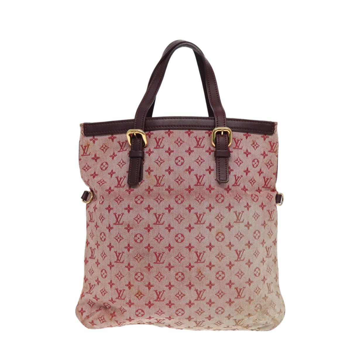 LOUIS VUITTON Monogram Mini Franoise Bag 2way Red Cherry M92210 LV Auth bs17179