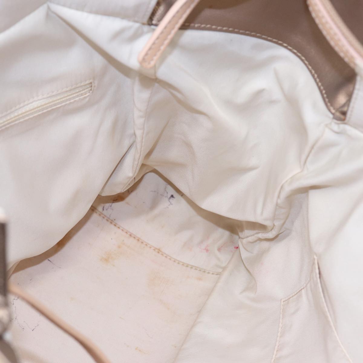 Top Quality Chanel Paris Biarritz GM Tote Bag Coated Canvas Gold Tone Silver CC Auth bs17228