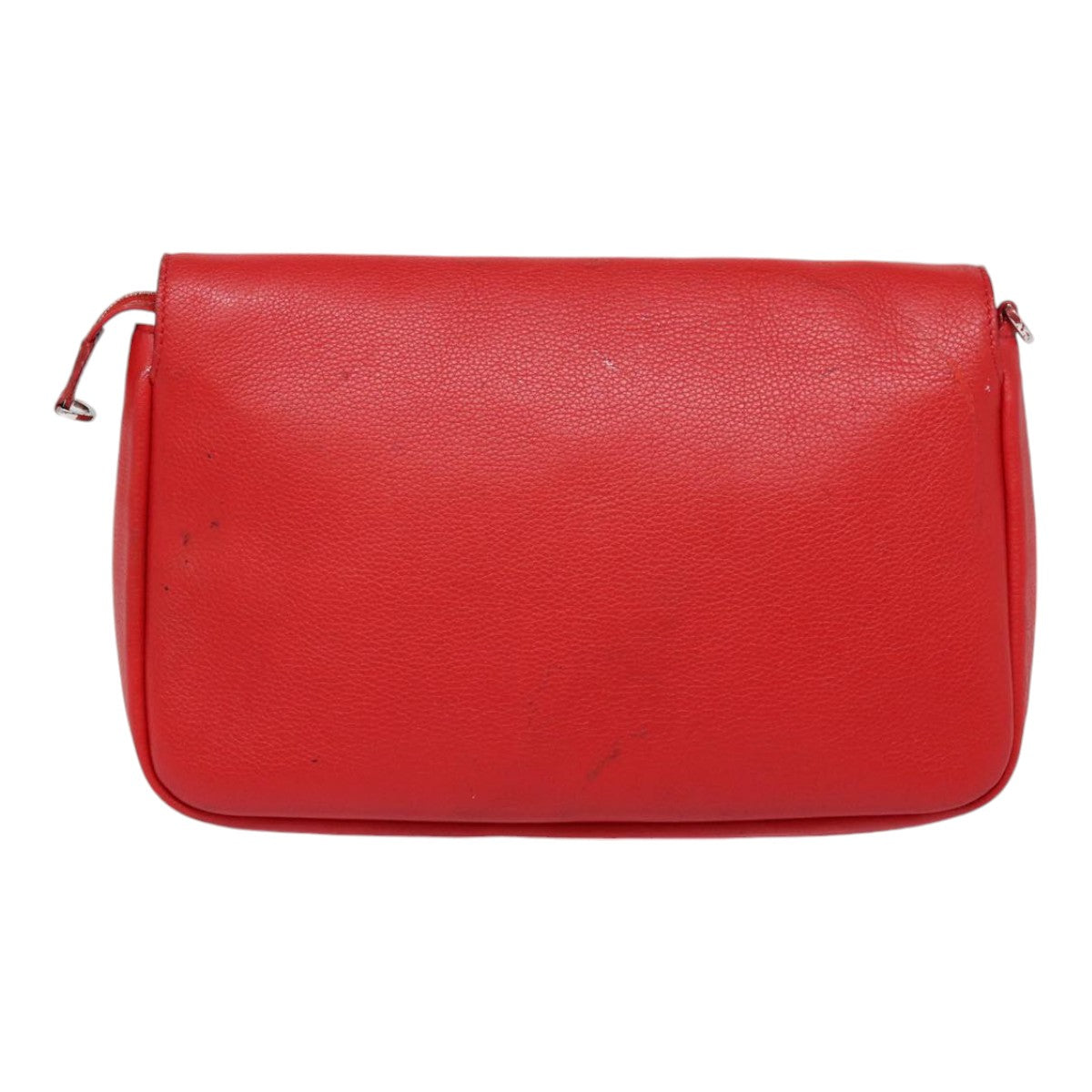 LOUIS VUITTON Parnasea Esan Ciel Shoulder Bag Leather Red M94448 LV Auth bs17244