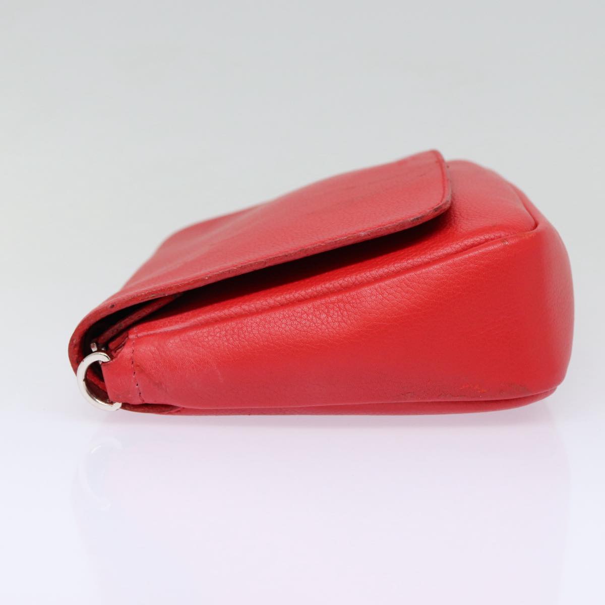 LOUIS VUITTON Parnasea Esan Ciel Shoulder Bag Leather Red M94448 LV Auth bs17244