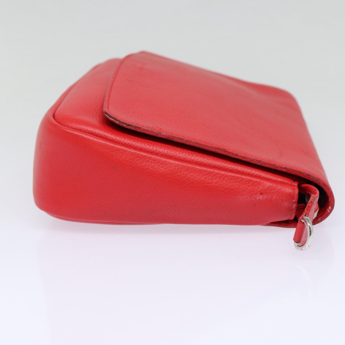 LOUIS VUITTON Parnasea Esan Ciel Shoulder Bag Leather Red M94448 LV Auth bs17244