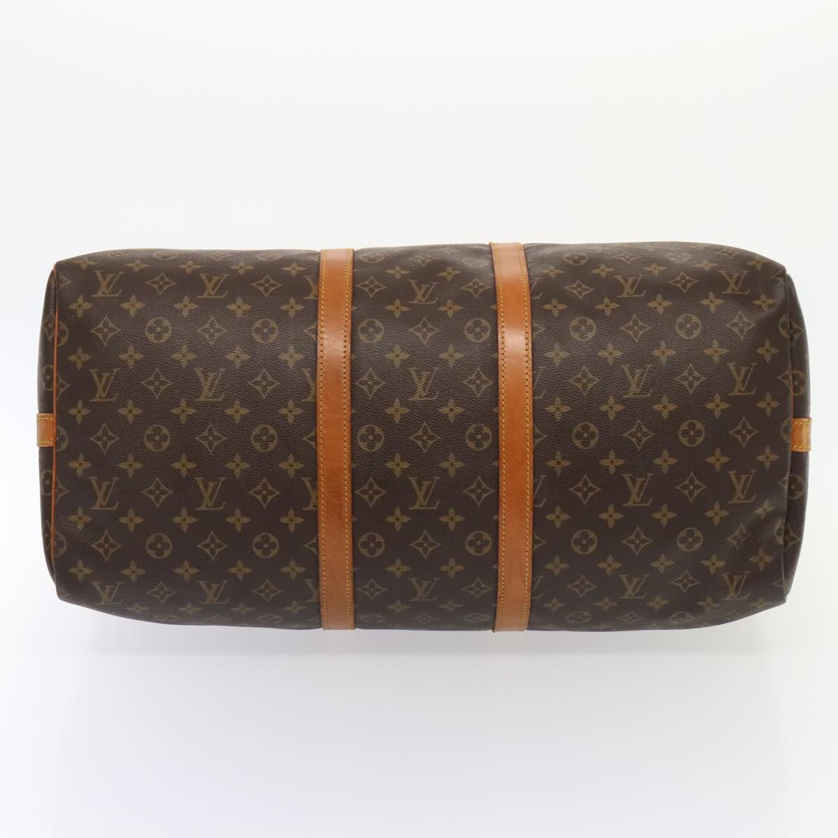 LOUIS VUITTON Monogram Keepall Bandouliere 55 Boston Bag M41414 LV Auth bs17279