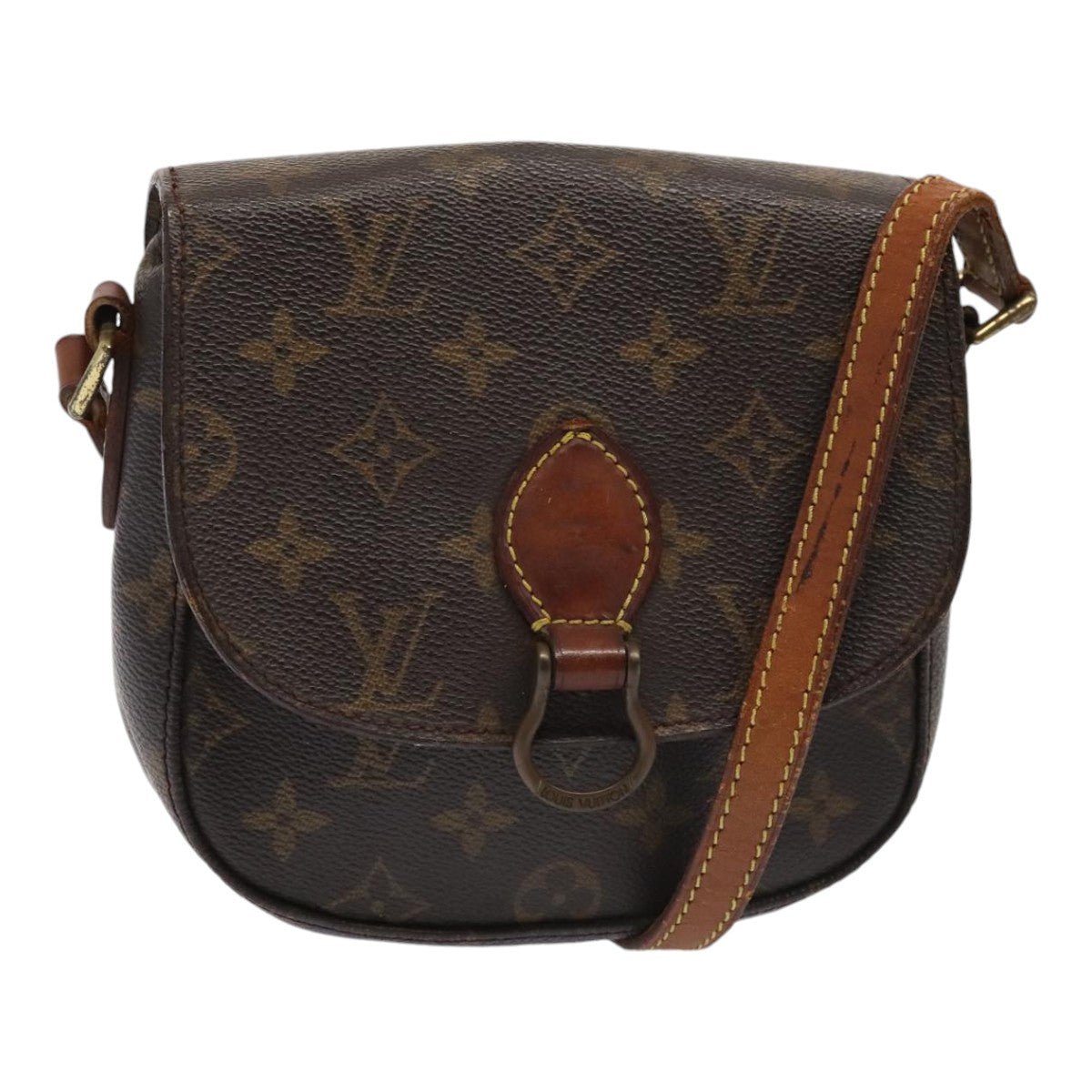 LOUIS VUITTON Monogram Saint Cloud PM Shoulder Bag M51244 LV Auth bs17411