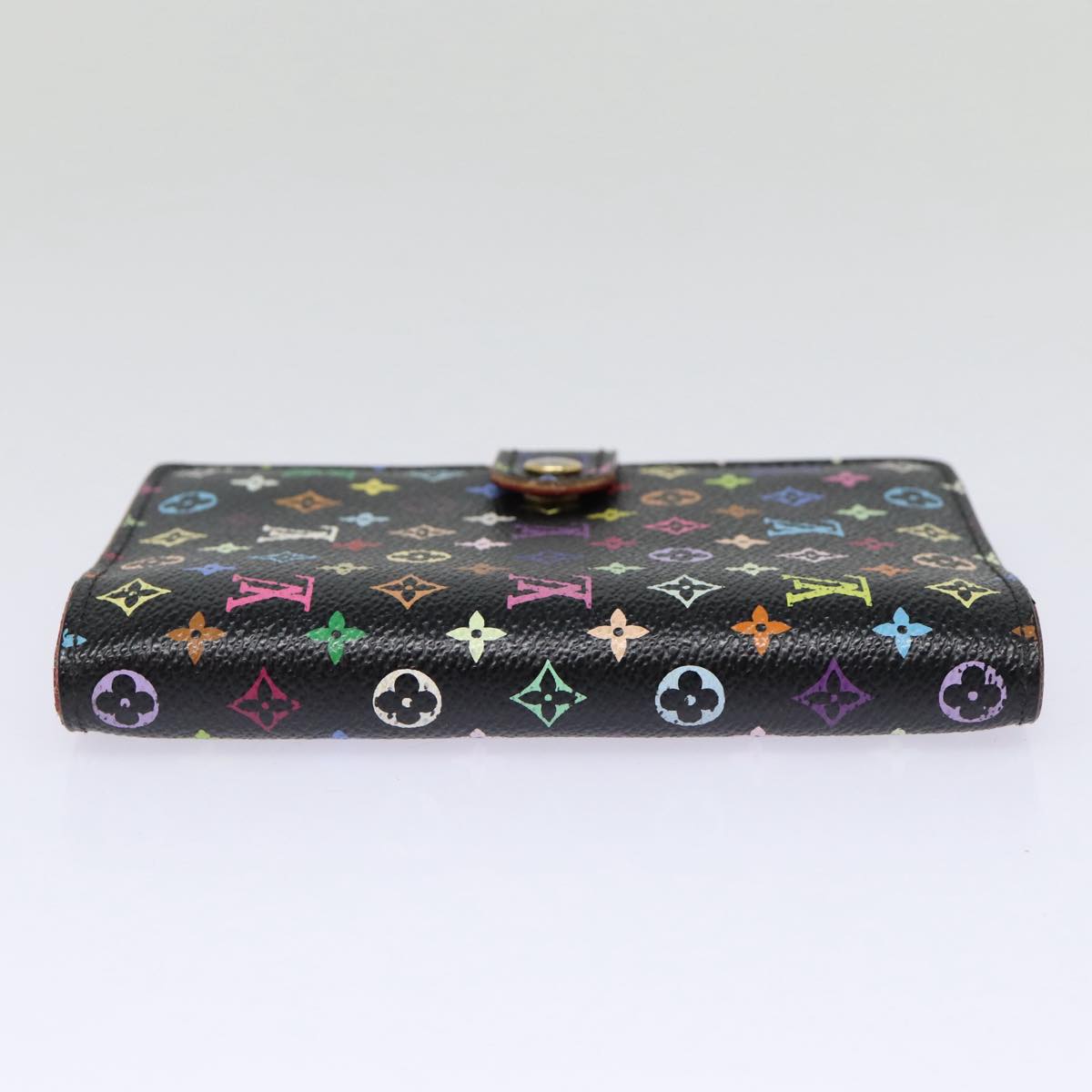 LOUIS VUITTON Multicolor Agenda PM Day Planner Cover Black R21076 Auth bs17459