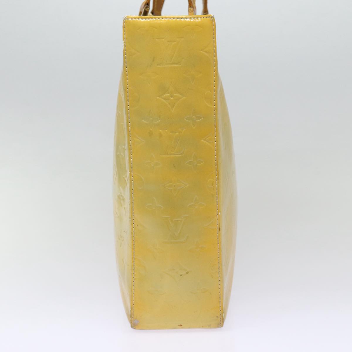 LOUIS VUITTON Monogram Vernis Columbus Tote Bag Gris M91028 LV Auth bs17484