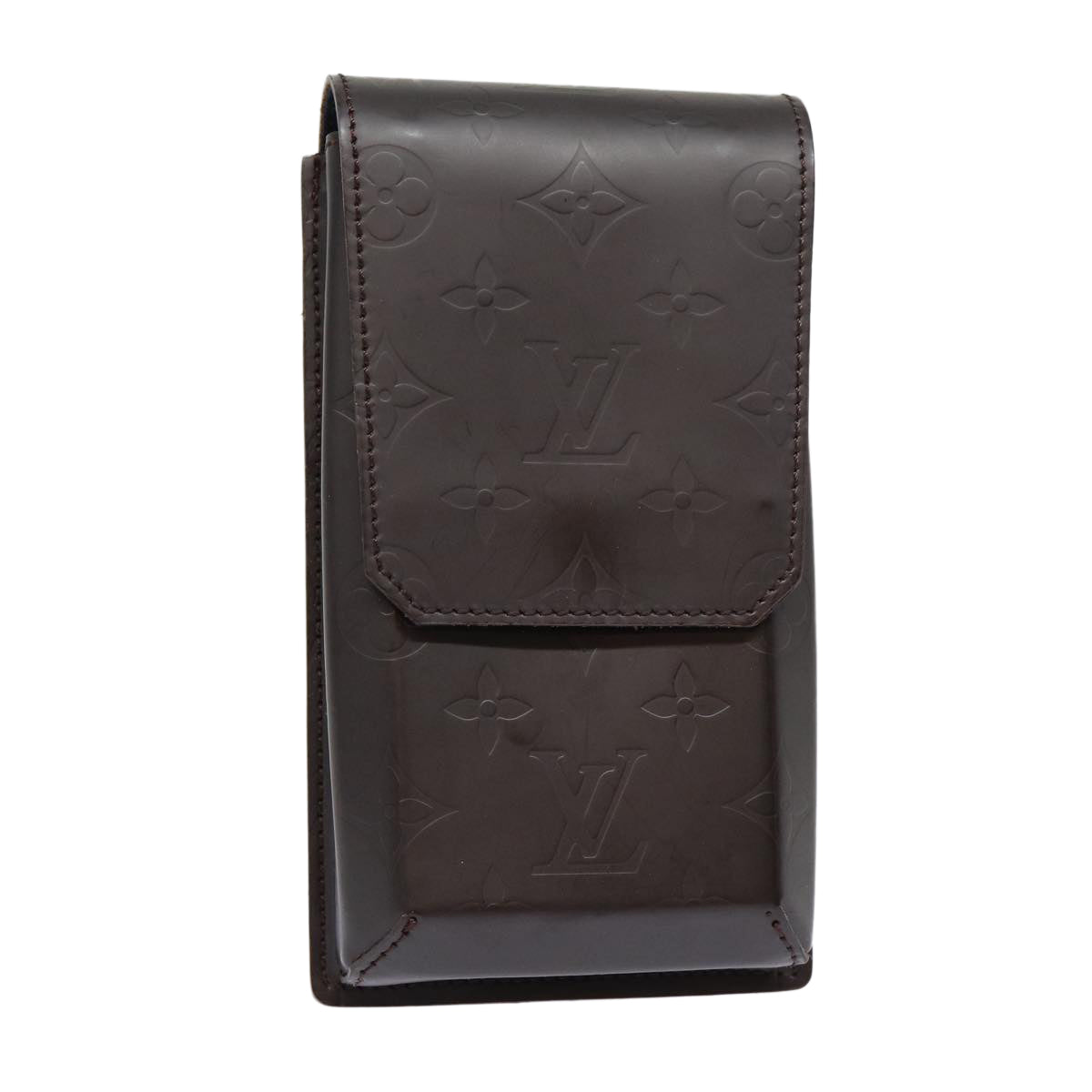 LOUIS VUITTON Monogram Lace Haggie Pouch Brown M54800 LV Auth bs17577