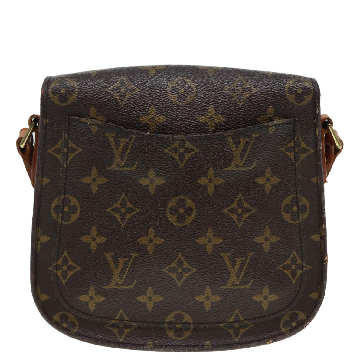 LOUIS VUITTON Monogram Saint Cloud MM Shoulder Bag M51243 LV Auth bs17626
