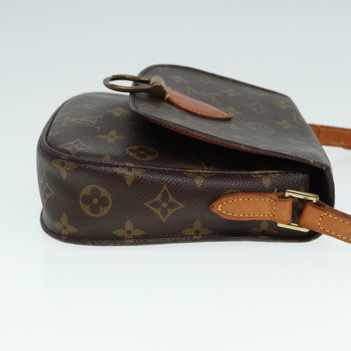 LOUIS VUITTON Monogram Saint Cloud MM Shoulder Bag M51243 LV Auth bs17626