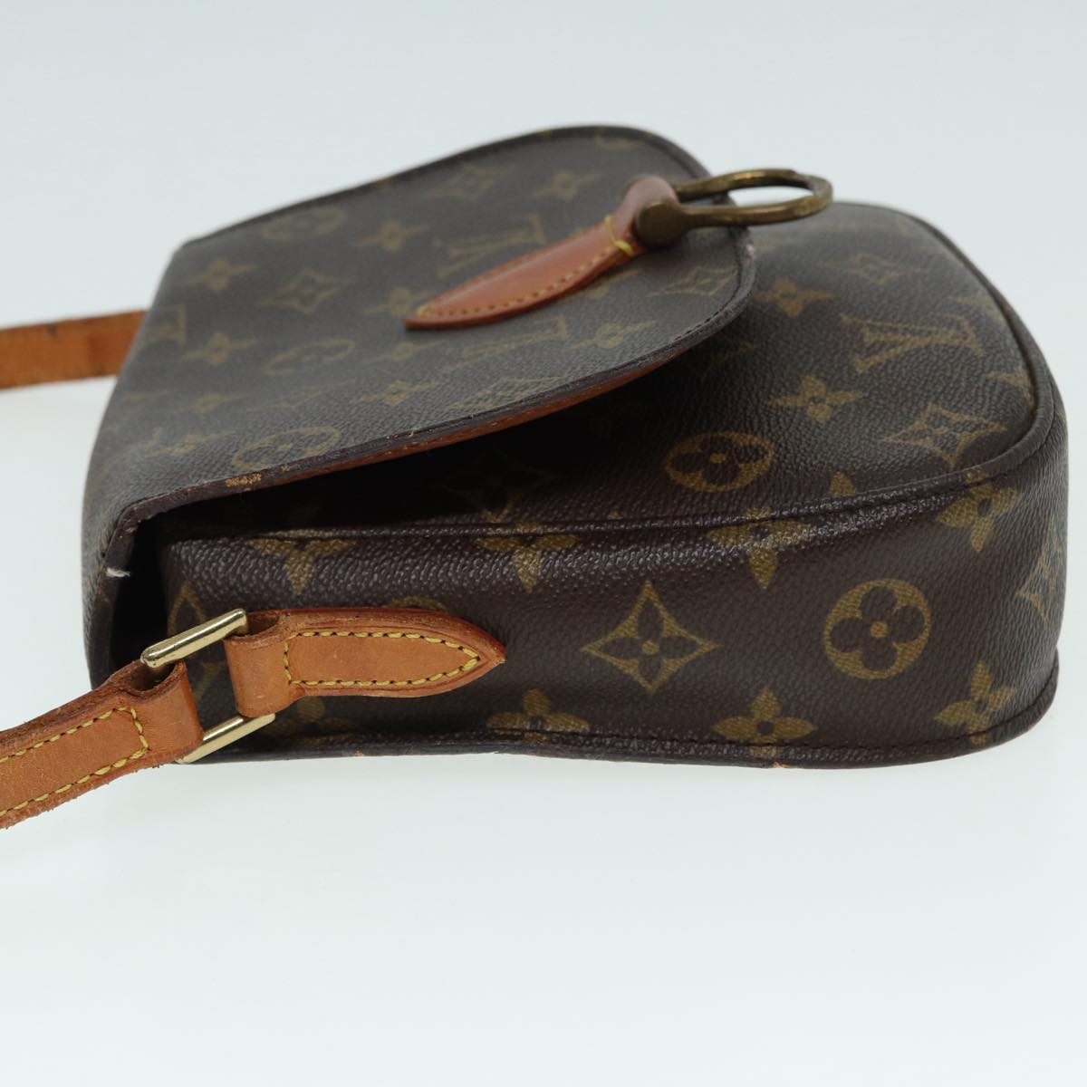 LOUIS VUITTON Monogram Saint Cloud MM Shoulder Bag M51243 LV Auth bs17626