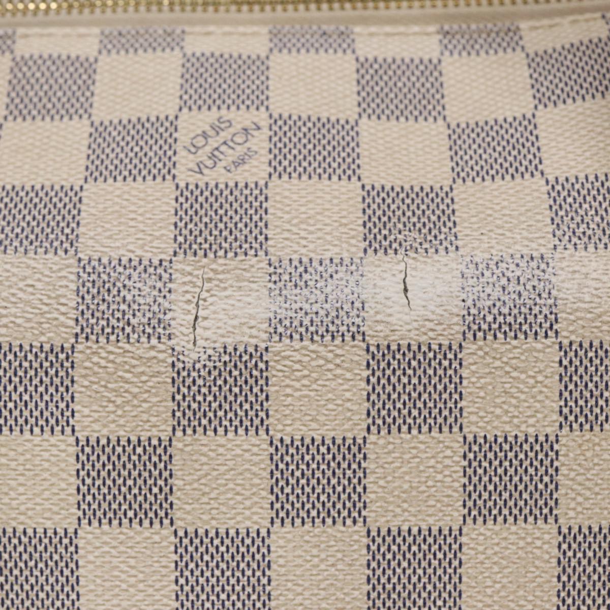 LOUIS VUITTON Damier Azur Totally MM Tote Bag N51262 LV Auth bs17700