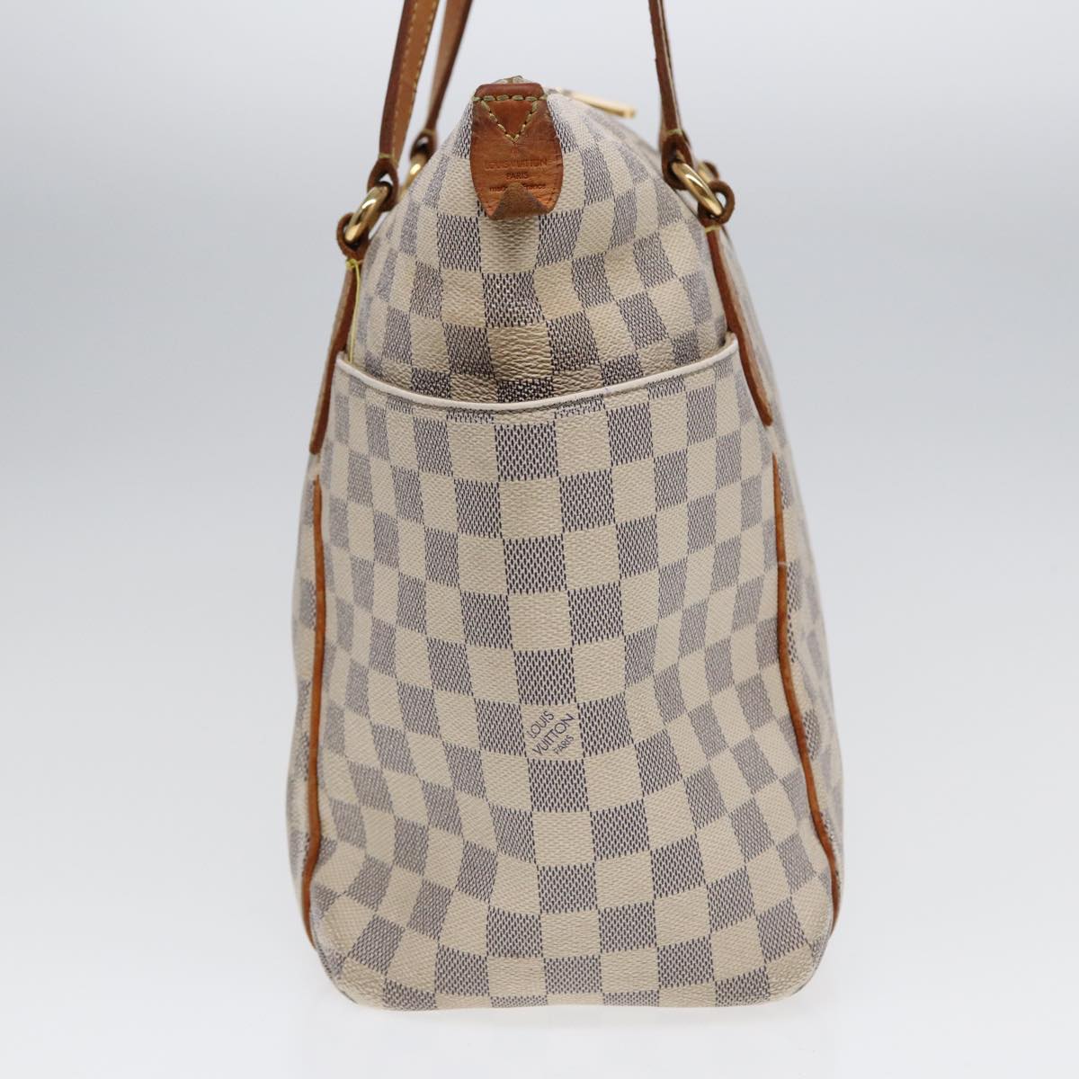 LOUIS VUITTON Damier Azur Totally MM Tote Bag N51262 LV Auth bs17700