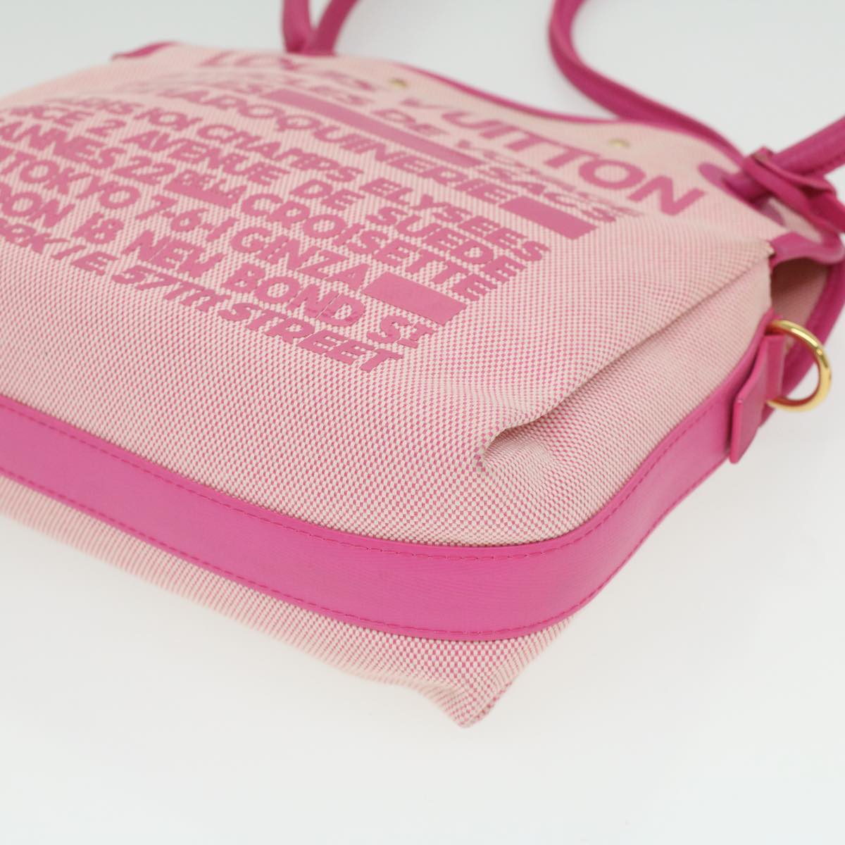 LOUIS VUITTON Rider Shoulder Bag Cruise Collection Pink M92809 LV Auth bs3776