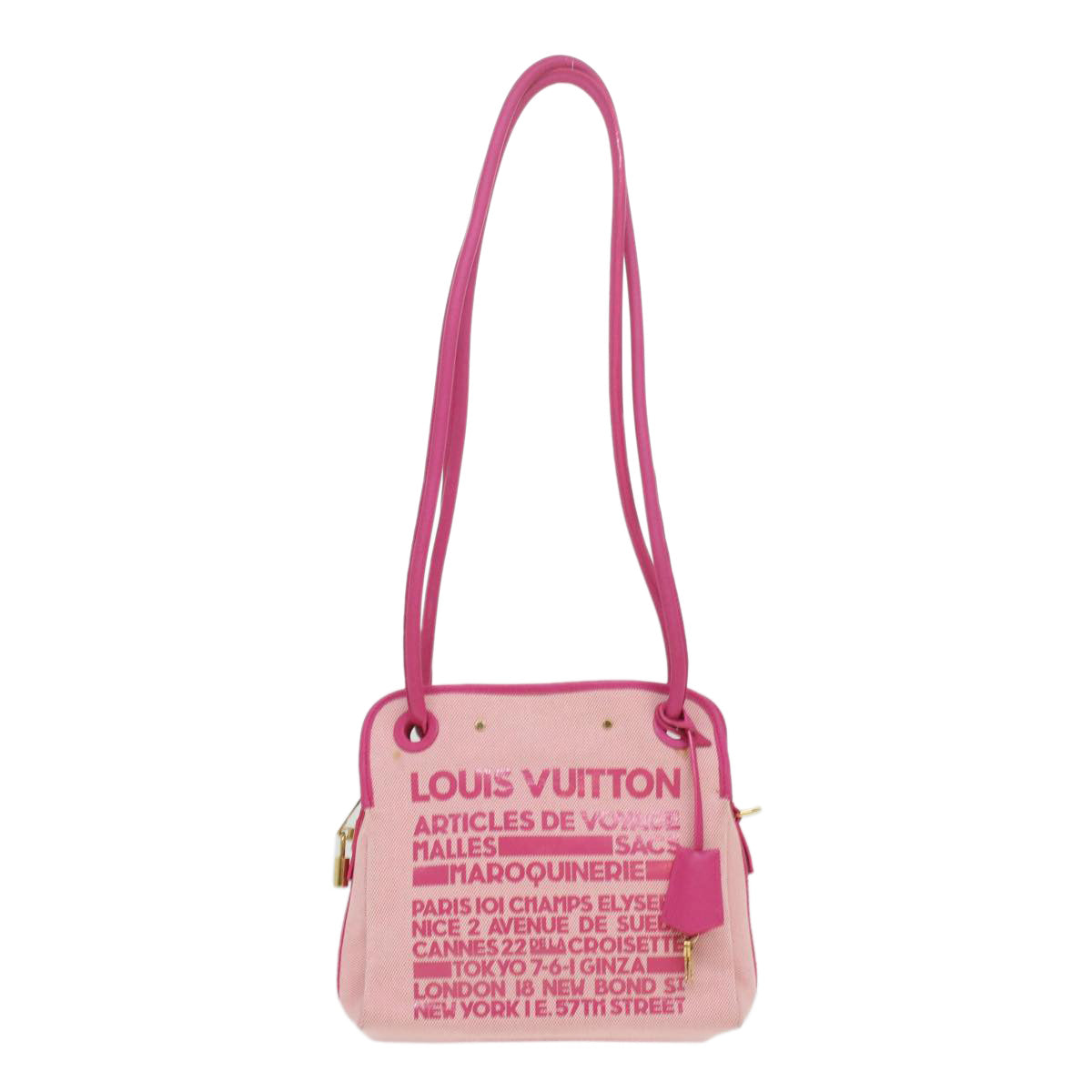 LOUIS VUITTON Rider Shoulder Bag Cruise Collection Pink M92809 LV Auth bs3776