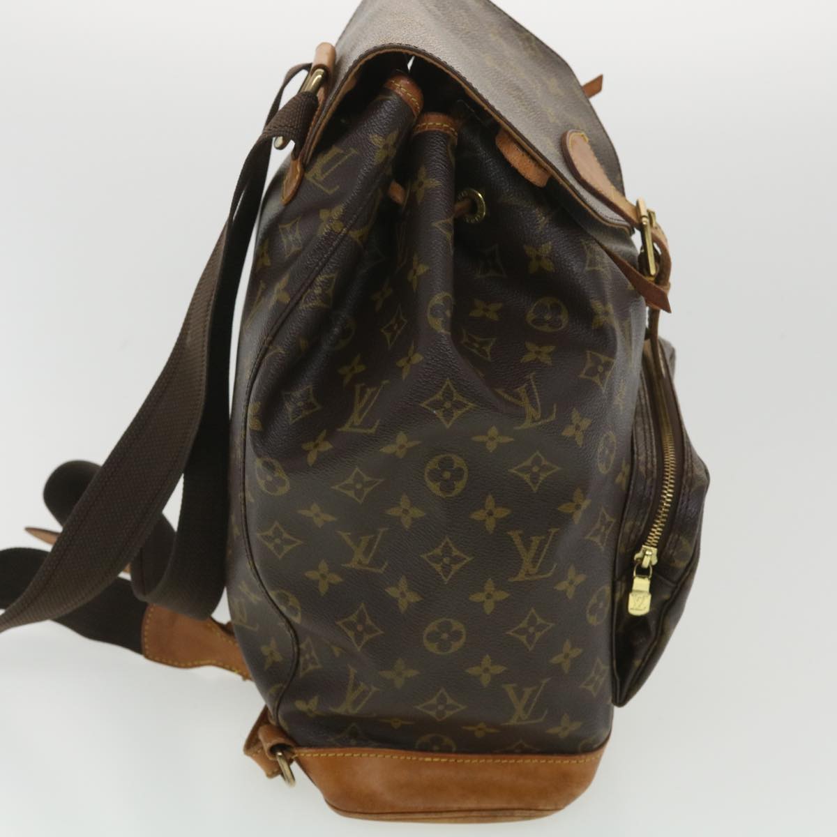 LOUIS VUITTON Monogram Montsouris GM Backpack M51135 LV Auth bs4012