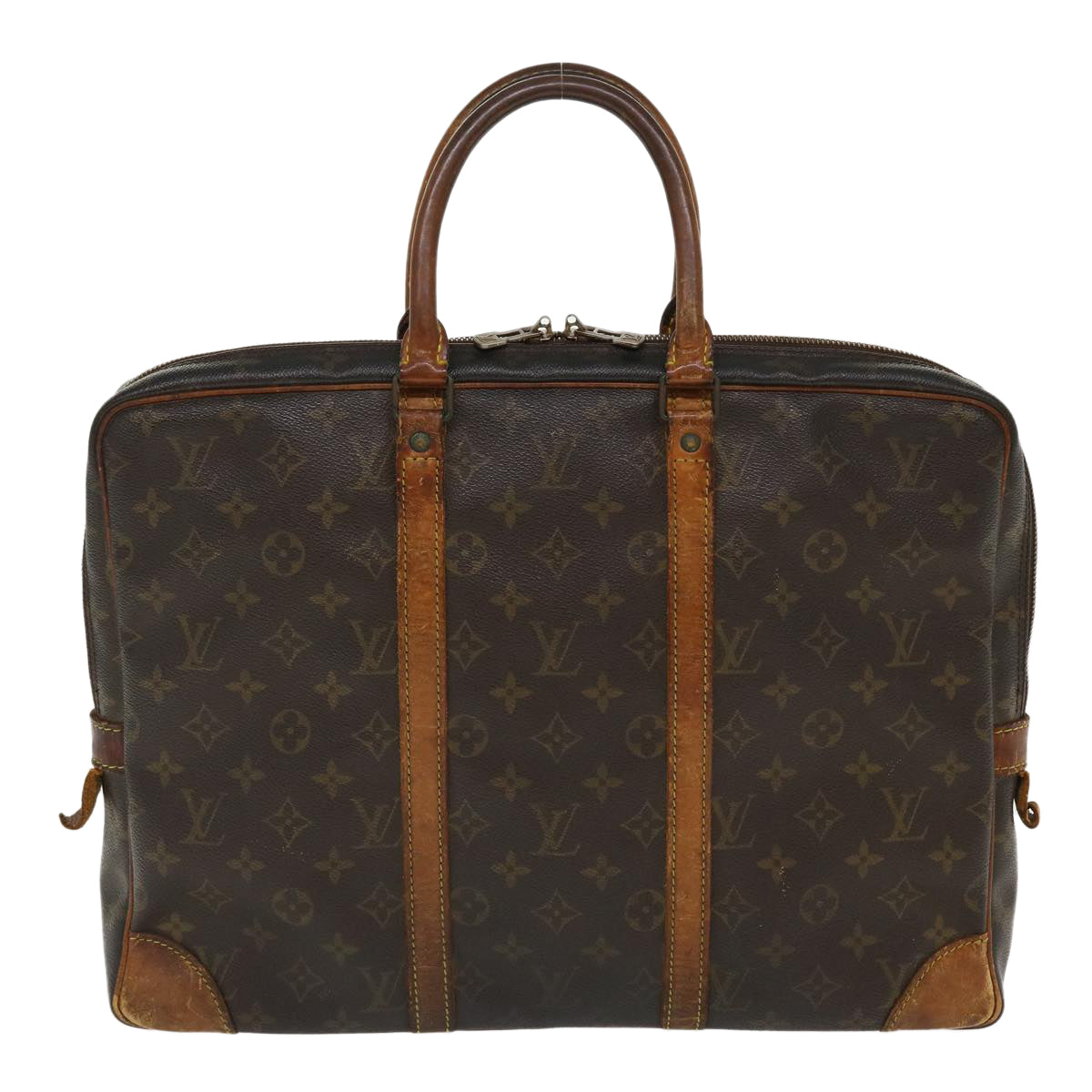 LOUIS VUITTON Monogram Porte Documents Voyage Business Bag M53361 LV Auth bs4165