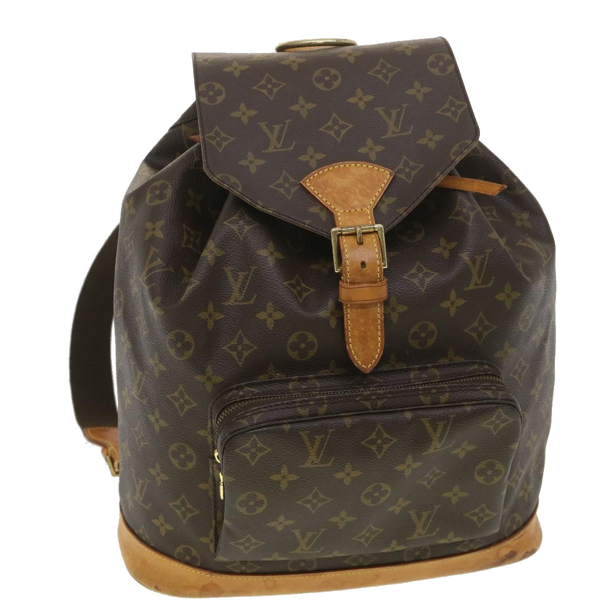 LOUIS VUITTON Monogram Montsouris GM Backpack M51135 LV Auth bs4455