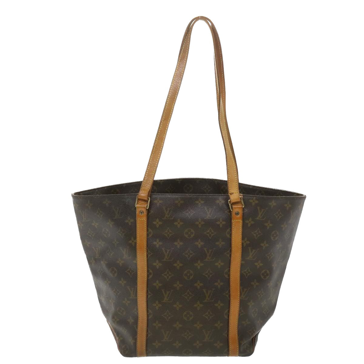 LOUIS VUITTON Monogram Sac Shopping Tote Bag M51108 LV Auth bs4471