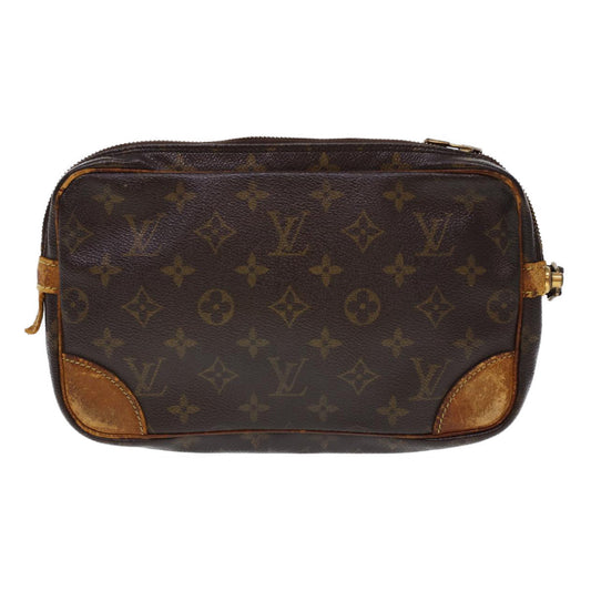 LOUIS VUITTON Monogram Marly Dragonne GM Clutch Bag M51825 LV Auth bs4823