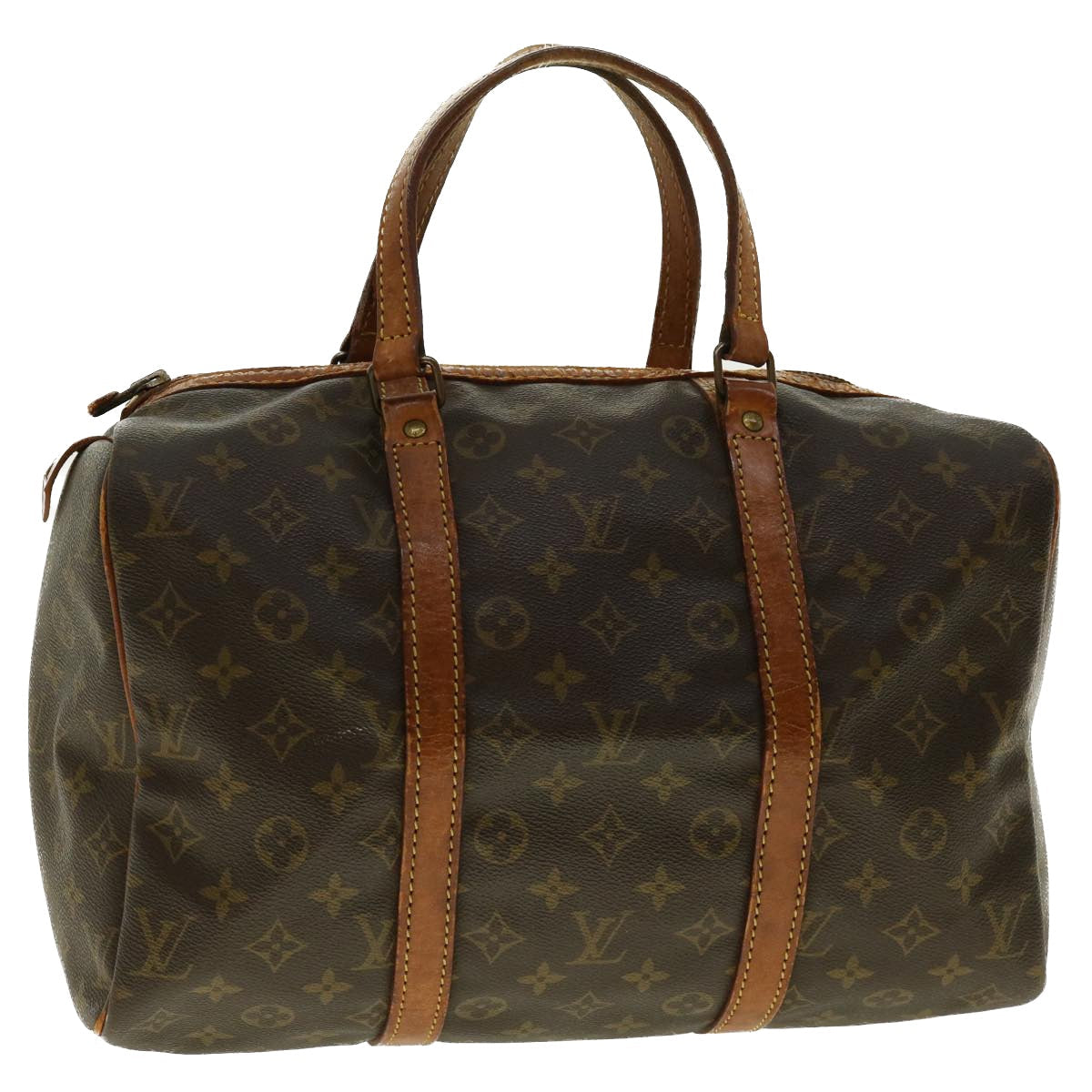 LOUIS VUITTON Monogram Sac Souple 35 Boston Bag M41626 LV Auth bs4831